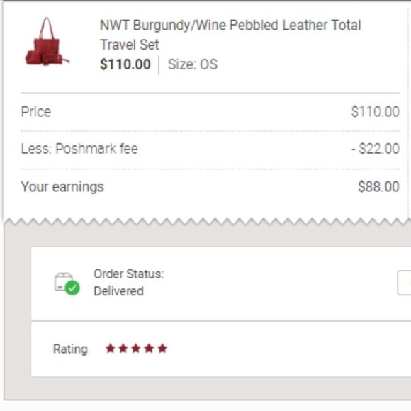 ONE LEFT NWT Camel Tan Pebbled Leather Travel Set - Picture 2 of 8